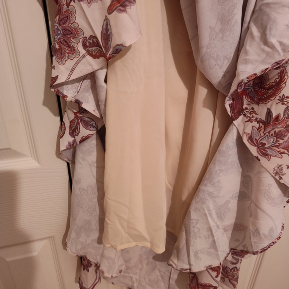 NWT Grace Karin Paisley Smocked Maxi Dress, Lined - Picture 10 of 11